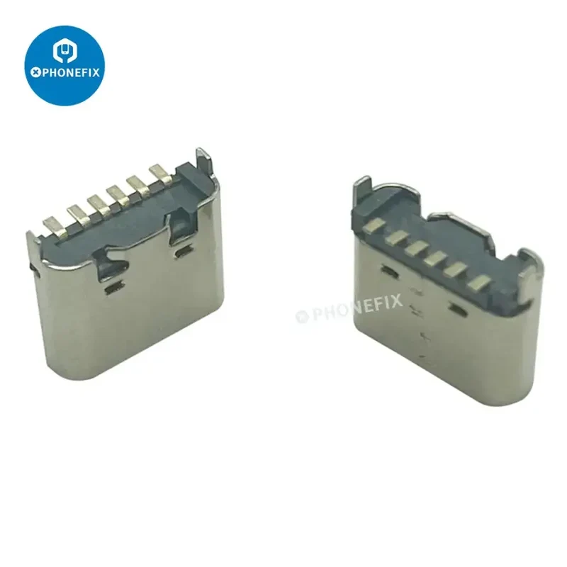 Connecteurs de charge USB 3.0 Type C 6 broches femelles verticales
