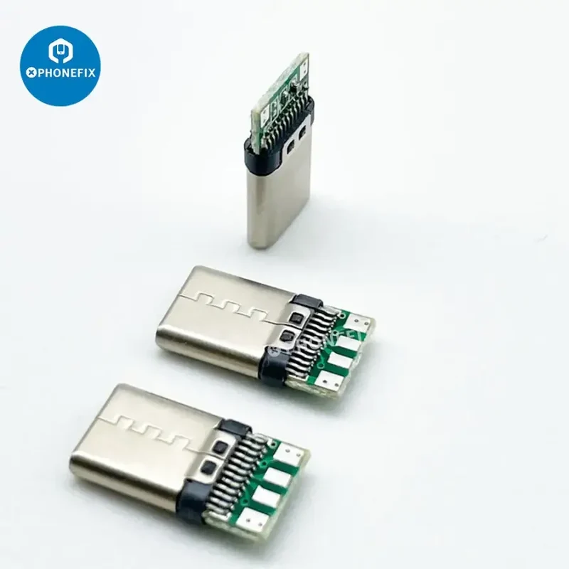 Connecteur de prise mâle OTG USB 3.1 Type C 4 broches à souder