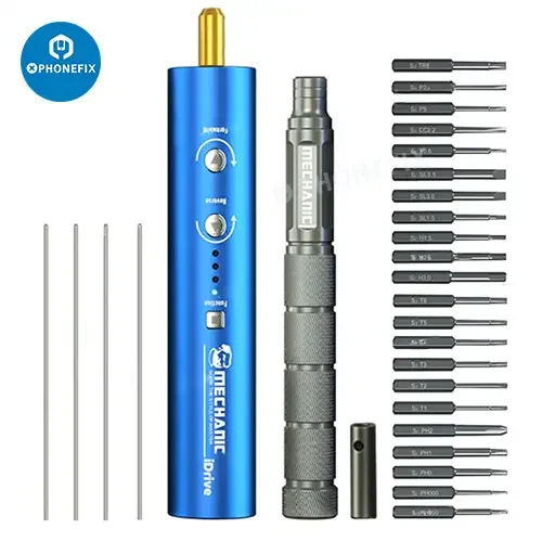 Jeu de tournevis pour dissolvant de colle OCA électrique iDrive Mechanic