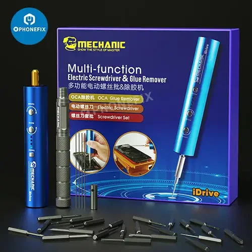 Jeu de tournevis pour dissolvant de colle OCA électrique iDrive Mechanic