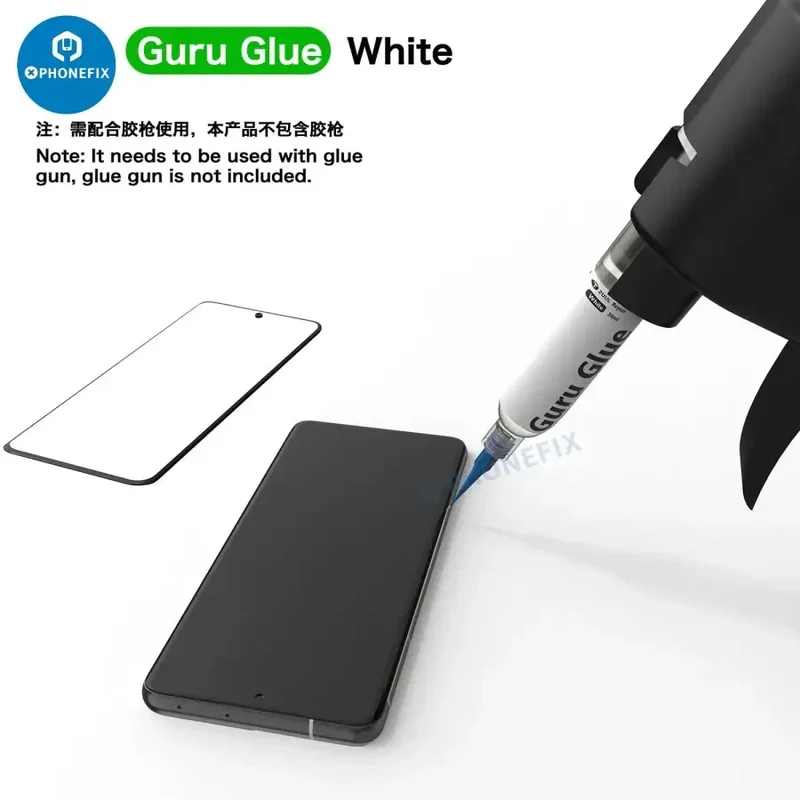 Colle adhésive souple 2UUL pour réparation de téléphone 30 ml