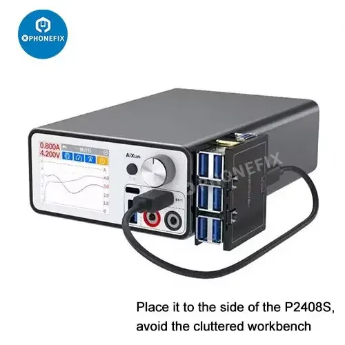 Station d'accueil Aixun P2408S avec démarrage en une touche et batterie pour iPhone