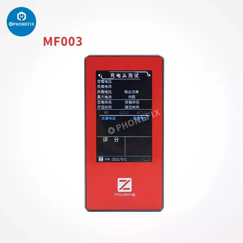 Testeur de chargeur PD POWER-Z MF003 Détecteur de courant de tension de câble MFI MF001