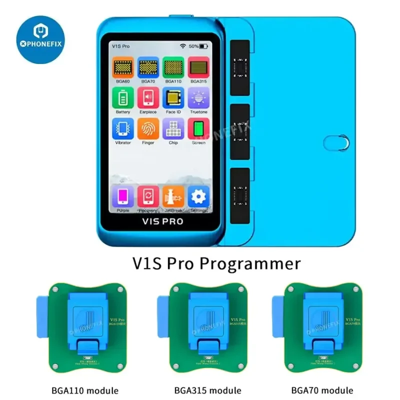 Programmateur JCID V1S PRO BGA315 BGA110 BGA70 pour iPhone iPad