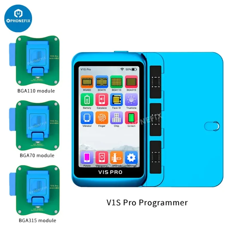 Programmateur JCID V1S PRO BGA315 BGA110 BGA70 pour iPhone iPad