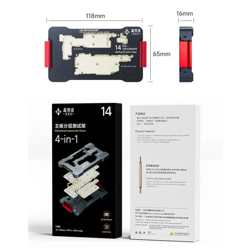 Xinzhizao – Test de carte mère 4 en 1 pour iPhone série 14