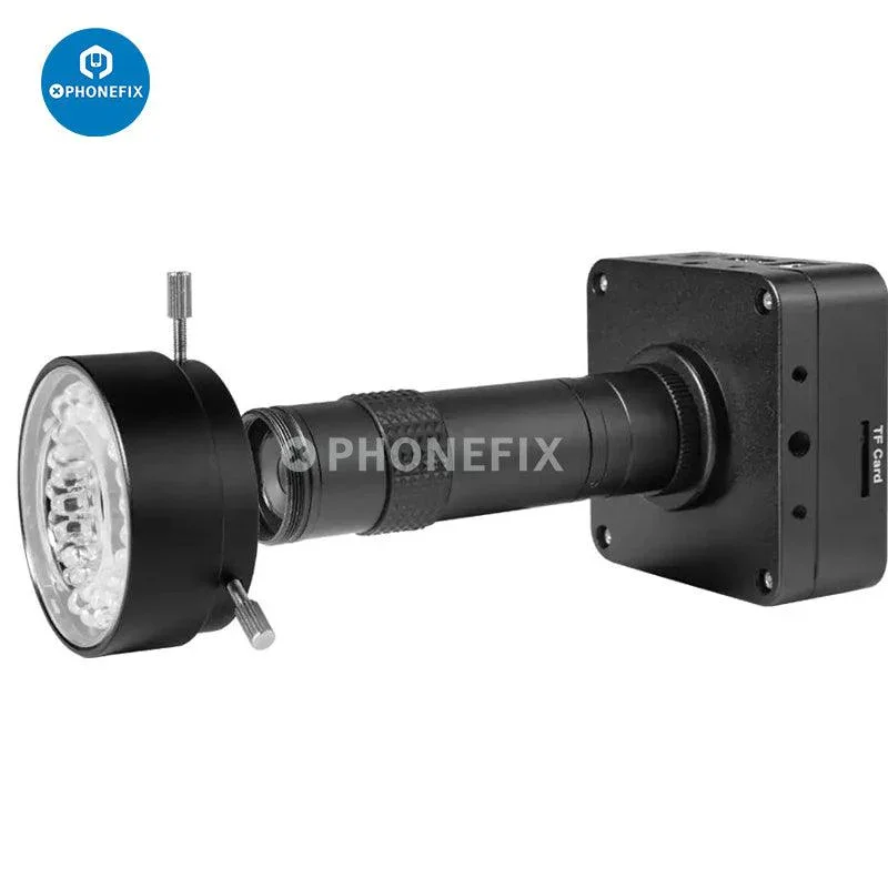 Caméra industrielle numérique 38 MP HDMI USB Support de microscope Réparation de processeur