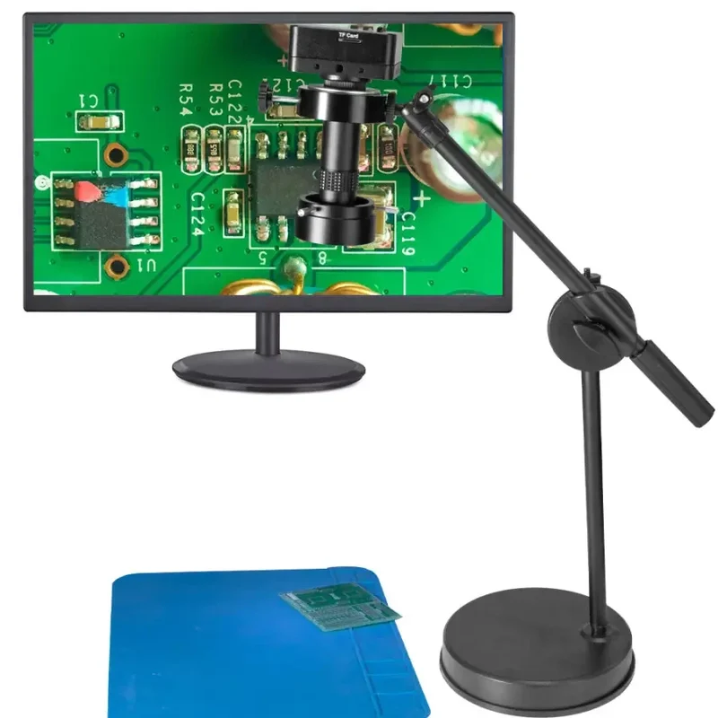 Caméra HDMI 38P 1080MP Microscope industriel USB Soudure CMS