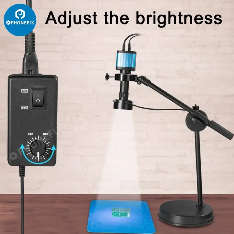 Microscope 4K HDMI USB, caméra vidéo 48 MP, réparation de circuits imprimés
