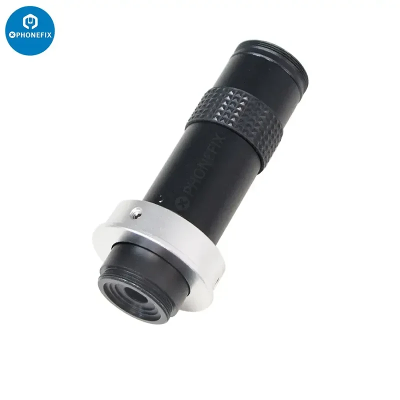 Kit de microscope numérique 4K 48MP avec objectif zoom pour caméra industrielle