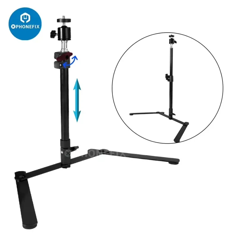 Kit de microscope numérique 4K 48MP avec objectif zoom pour caméra industrielle