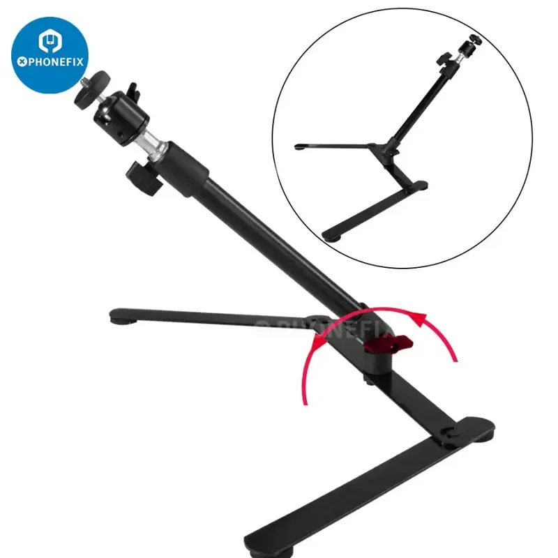 Kit de microscope numérique 4K 48MP avec objectif zoom pour caméra industrielle