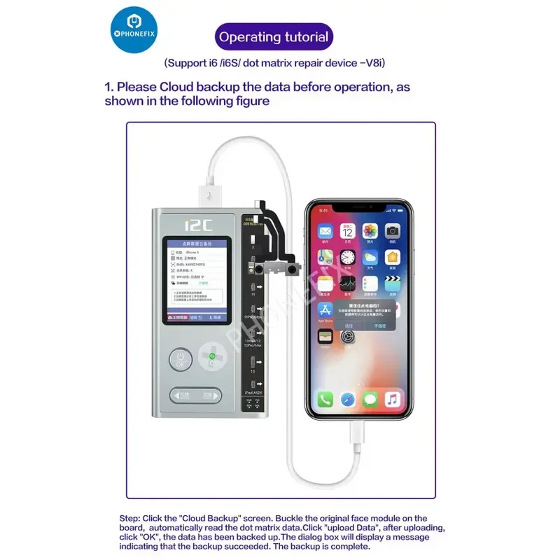 Puce intégrée de réparation Face ID i2C FA02 FA05 pour iPhone X-15 Pro Max