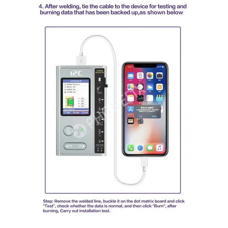 Puce intégrée de réparation Face ID i2C FA02 FA05 pour iPhone X-15 Pro Max