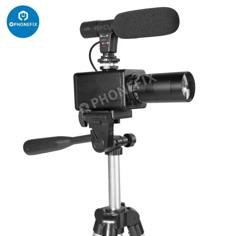 Webcam USB 5.0K 4 MP, zoom optique 10x, caméra HD avec microphone