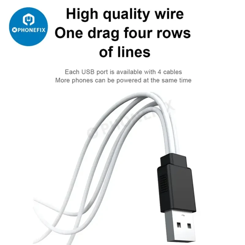 Câble d'alimentation WYLIE WL-615 pour iPhone 6-13 Pro Max