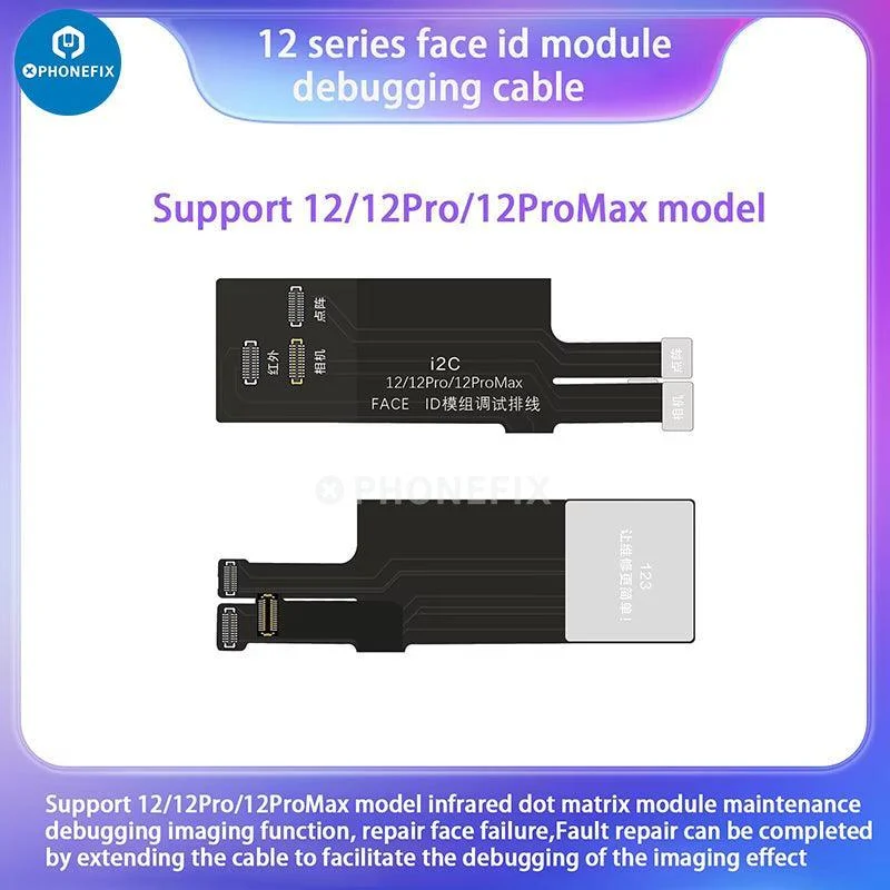 Câble de test matriciel infrarouge I2C pour iPhone X-13 Pro Max