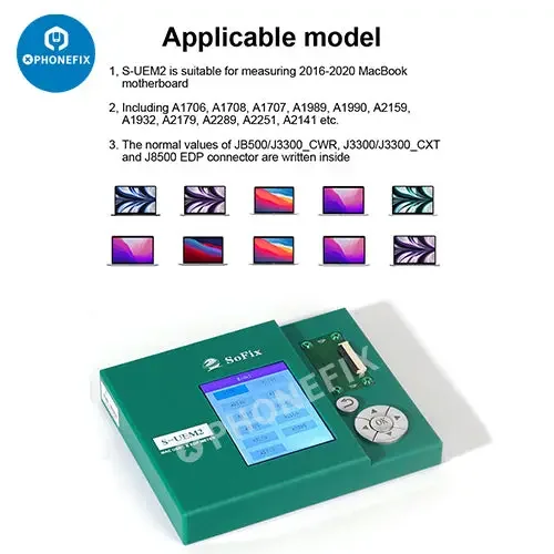 Compteur EDP USBC S-UEM2 pour réparation de carte mère MacBook