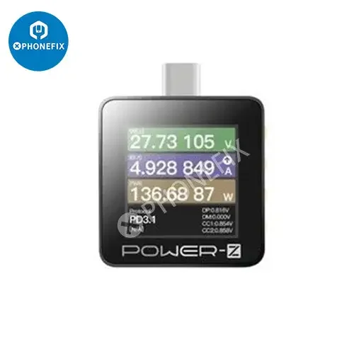 Testeur USB-C POWER-Z KM003C PD3.1 QC5.0 Détecteur de courant de tension