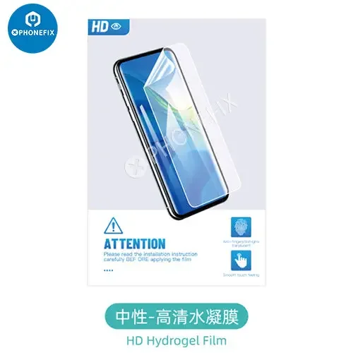 Film hydrogel HD, film souple UV pour protection d'écran, machine de découpe