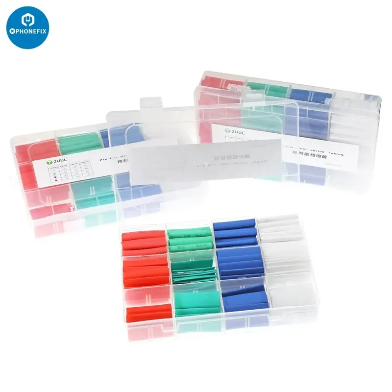 Gaines thermorétractables prédécoupées 2UUL 6 mm, 8 mm, 10 mm, 200 pièces/ensemble