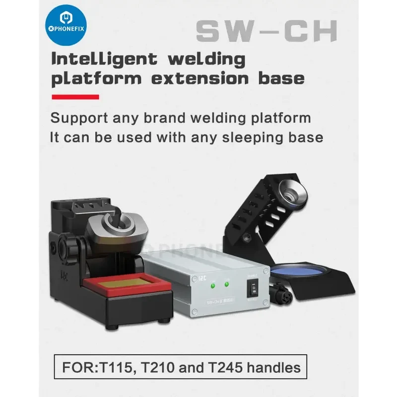 Base d'extension de table de soudage intelligente I2C SW-CH pour JBC T115 T210 T245