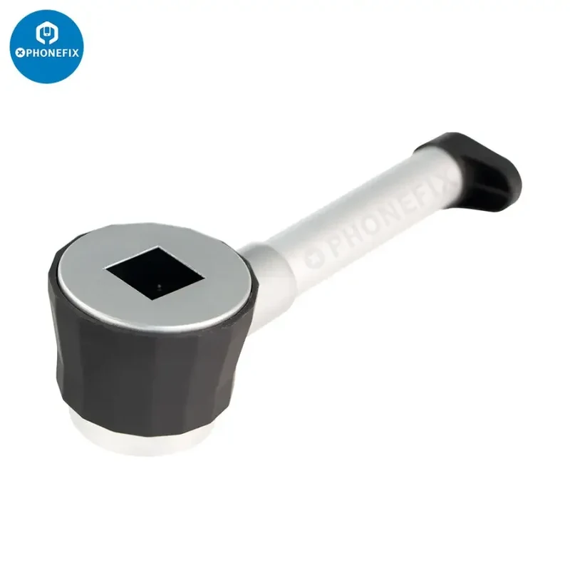 Loupe portative 45X avec éclairage et échelle, loupe pliante