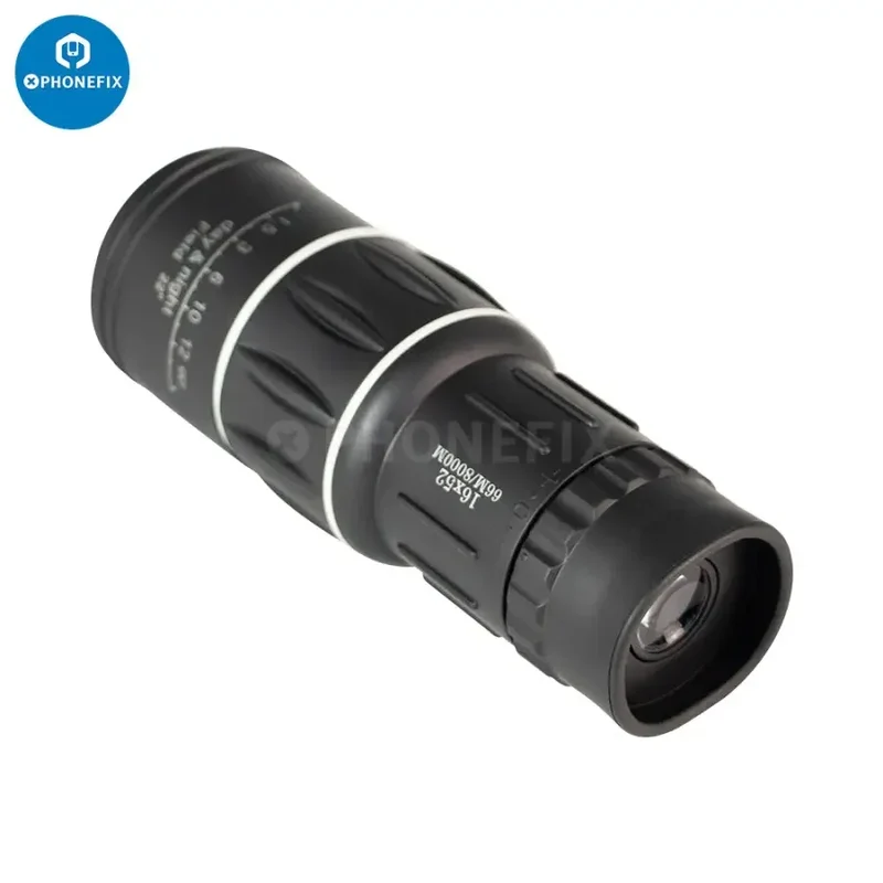 Télescope monoculaire à zoom double focale 16x52, portée HD 66 m/8000 XNUMX m