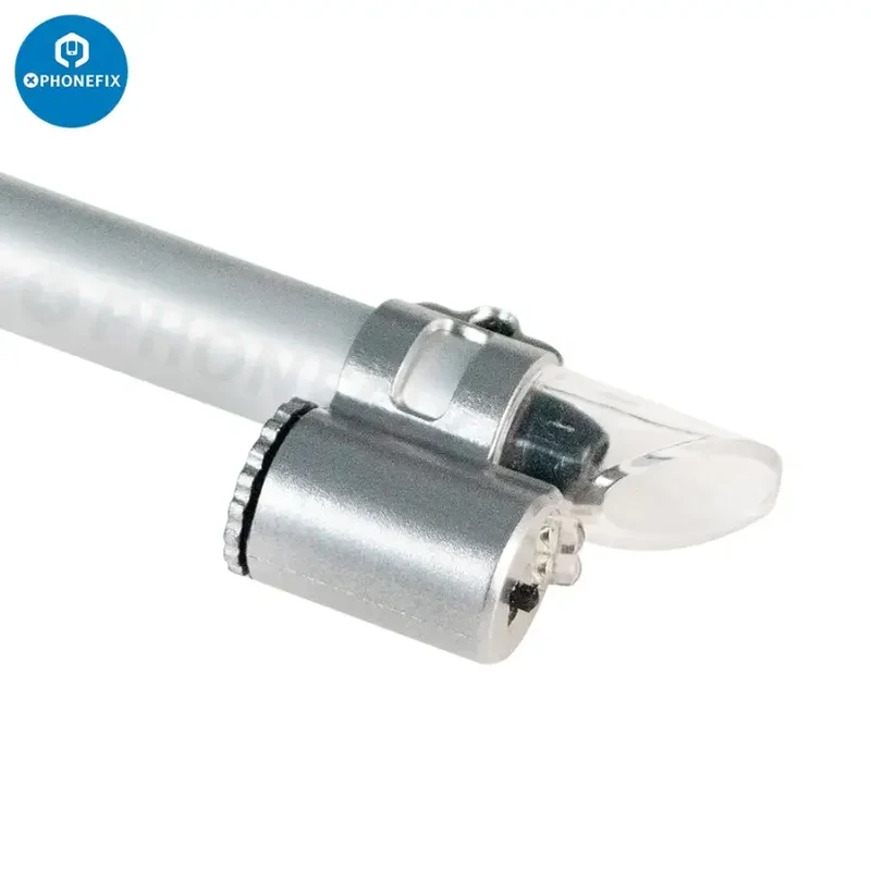 Loupe de poche style stylo 50X avec microscope éclairé