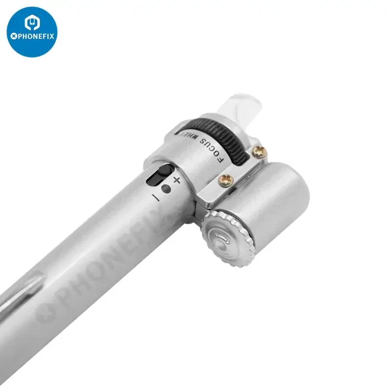 Loupe de poche LED 100X pour microscope