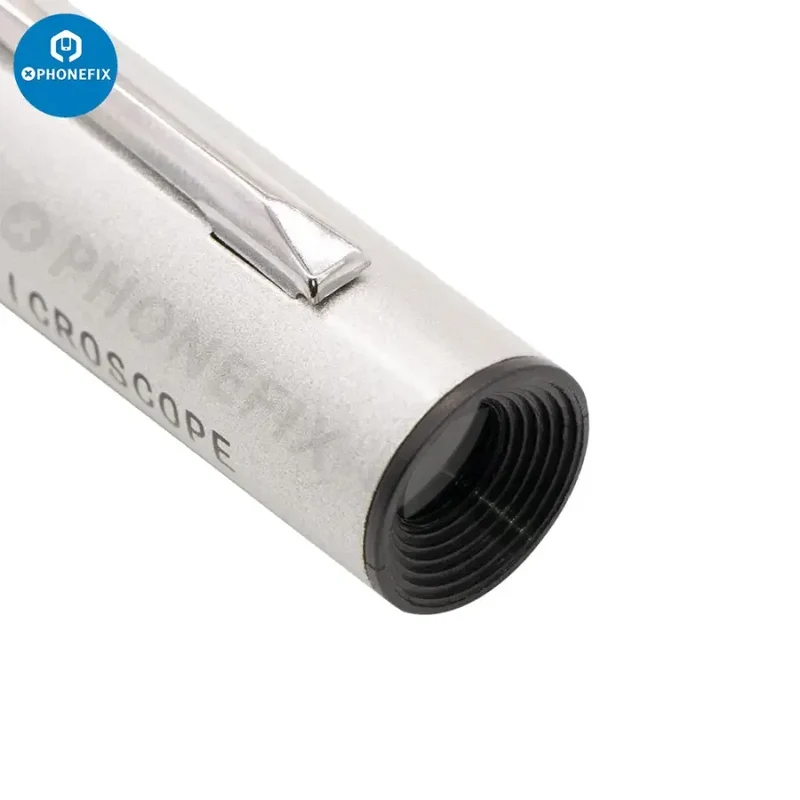 Loupe de poche LED 100X pour microscope