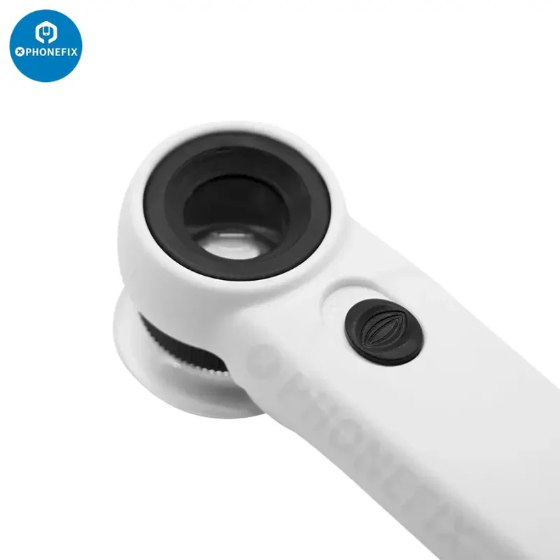 Loupe à bijoux 45X avec 2 LED