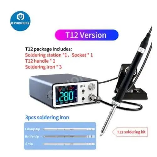 Station de soudage intelligente AiXun T3A 200 W avec poignées T245 T12