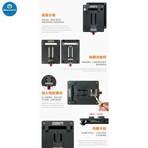 Support de PCB universel pour réparation de téléphone Amaoe OFix-A AFix-B