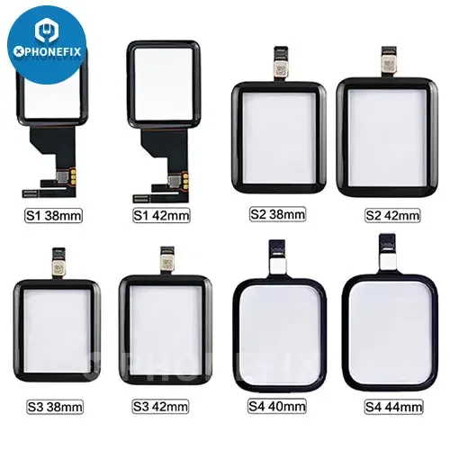 Vitre tactile avec OCA pour Apple Watch S1-S6 38-44 mm