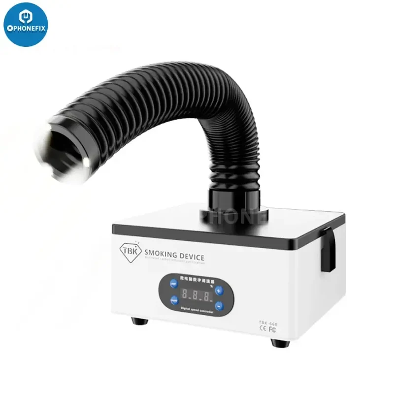 Mini purificateur de fumée à aspiration puissante TBK-668 150 W, extracteur de fumées de soudage
