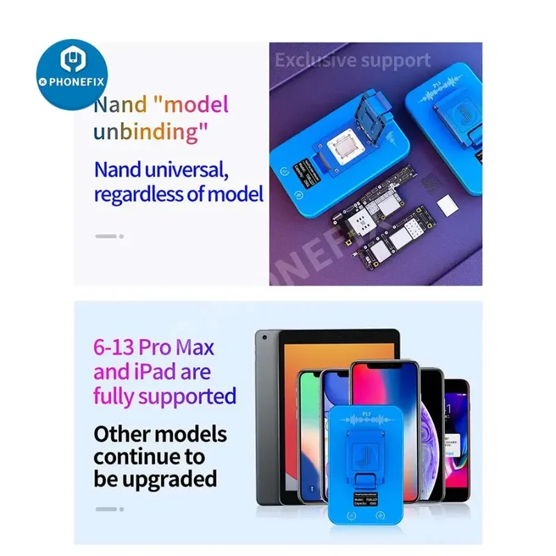 Programmateur NAND PCIE JC P13 iBox2 iRepair P12 pour iPhone 6-13 Promax