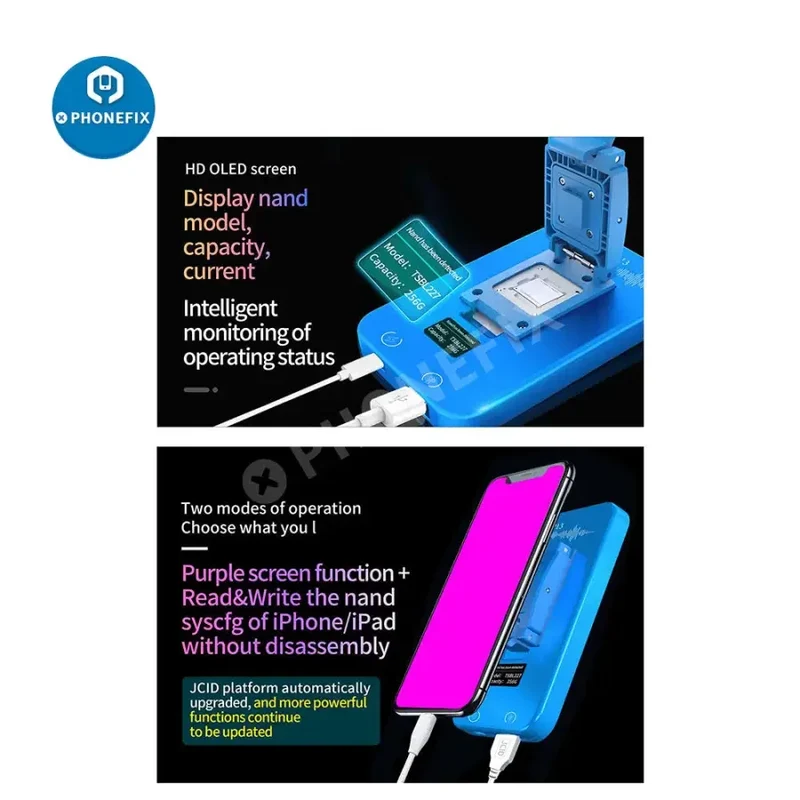 Programmateur NAND PCIE JC P13 iBox2 iRepair P12 pour iPhone 6-13 Promax