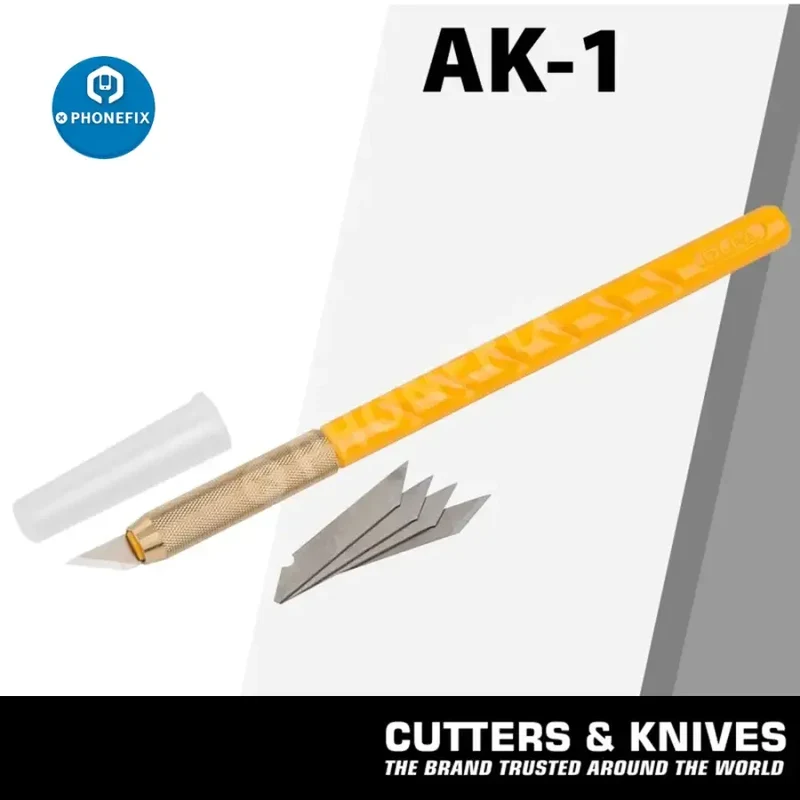 Couteau de découpe OLFA AK-1 avec lames de 25 KB