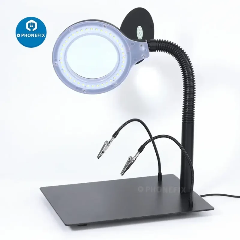 Lampe loupe de bureau 18 W, 40 LED, éclairage pour PCB, réparation