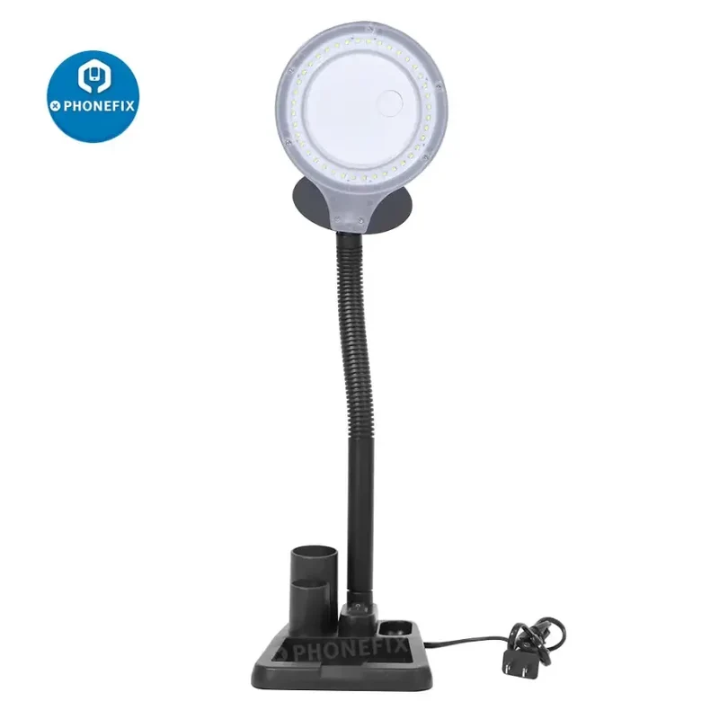 Lampe loupe de bureau à LED 5X 10X 40 avec lumière LED réglable