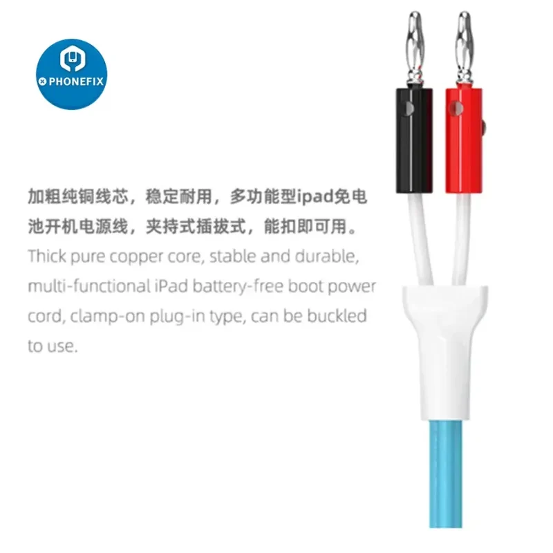 Outil de réparation de câble d'alimentation de démarrage sans batterie Wylie wl-648 pour iPad Mini/Air