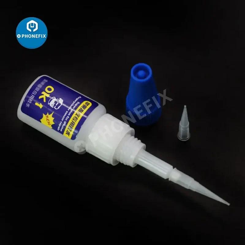 Colle Super Glue OK10 1 ml pour réparation et entretien du capteur d'empreintes digitales de l'iPhone