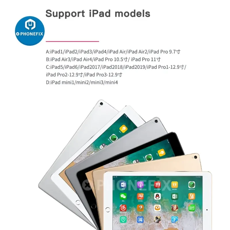 Câble d'alimentation de démarrage MECHANIC PAD4 pour iPad 456 Mini 1234 iPad Pro