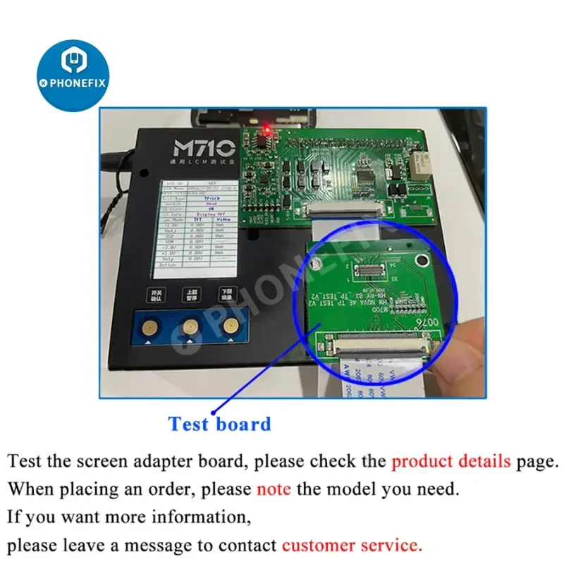 Testeur d'écran LCD M710 pour téléphones Android Samsung, Huawei, Xiaomi