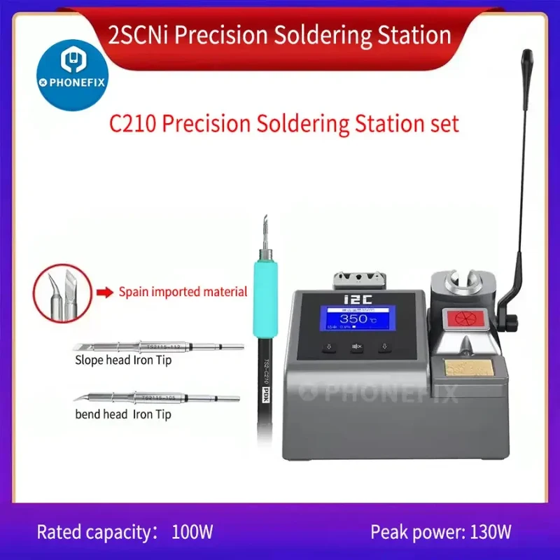 Station de soudage i2C 2SCNi Nano OEM JBC C115 C210 C245 avec poignée