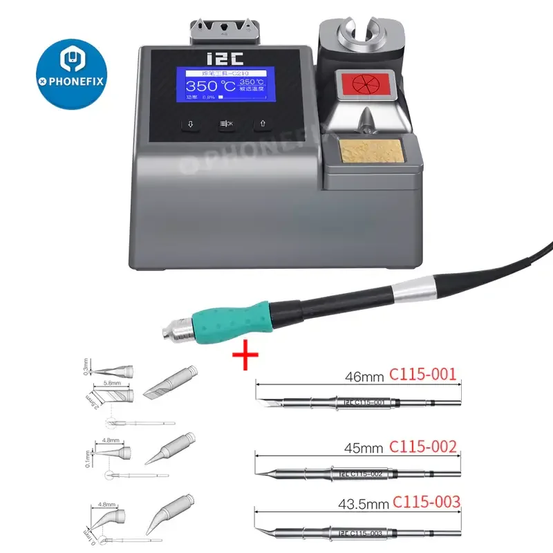 Station de soudage i2C 2SCNi Nano OEM JBC C115 C210 C245 avec poignée