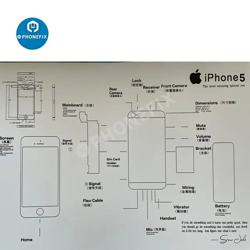 Cadre photo Apple 3D démontable pour anciennes collections d'iPhone encadrées