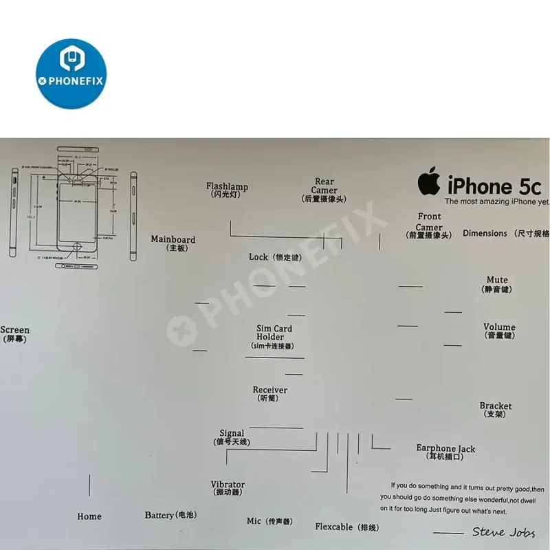Cadre photo Apple 3D démontable pour anciennes collections d'iPhone encadrées