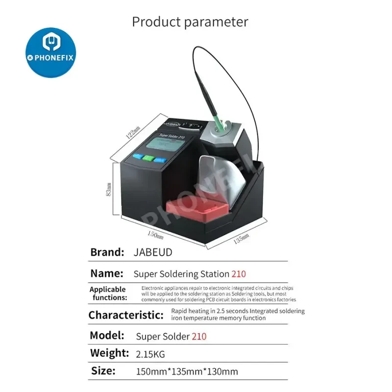 Station de soudage Jabe UD-210 Super avec poignée OEM JBC T210